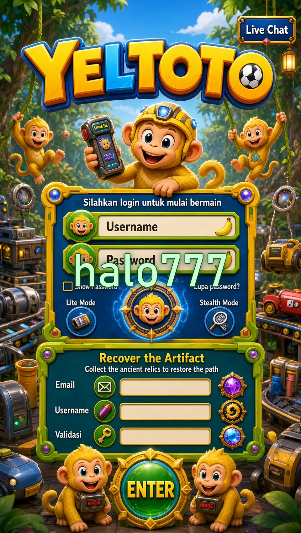 halo777 Tangkapan Layar Resmi APK